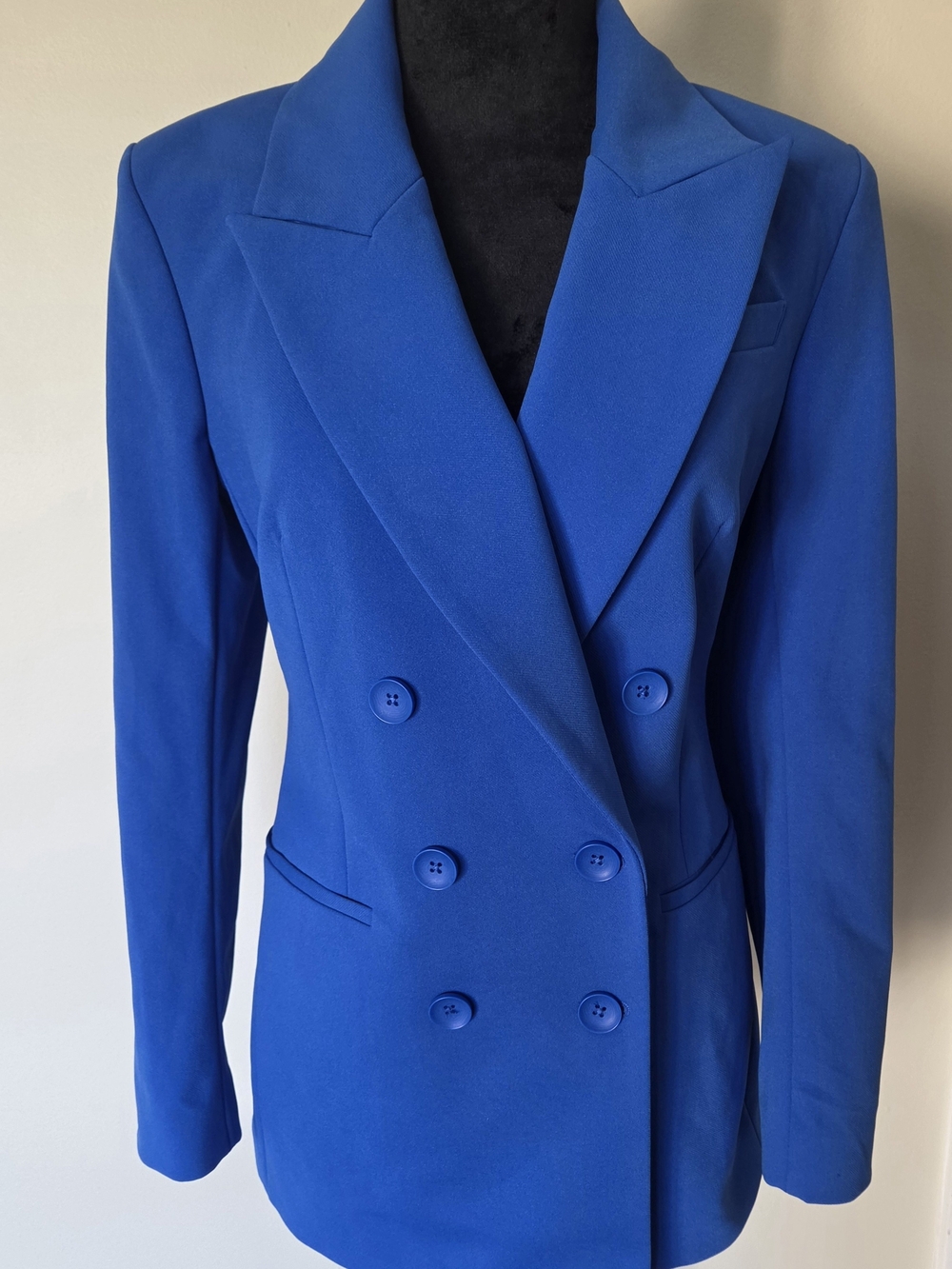 Express Double-Breasted Cobalt Blue Women's Blazer